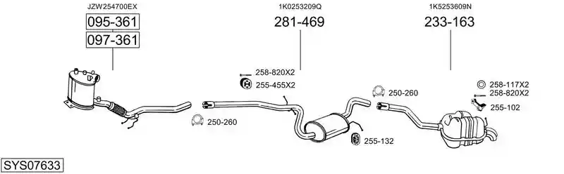 BOSAL SYS07633