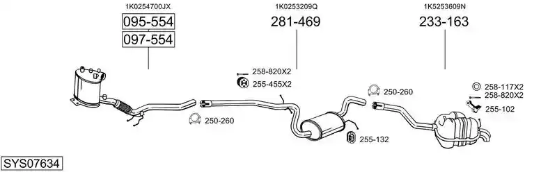 BOSAL SYS07634