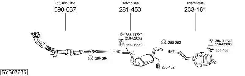 BOSAL SYS07636