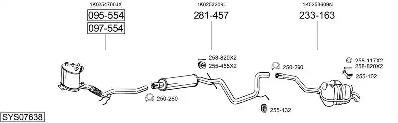 BOSAL SYS07638