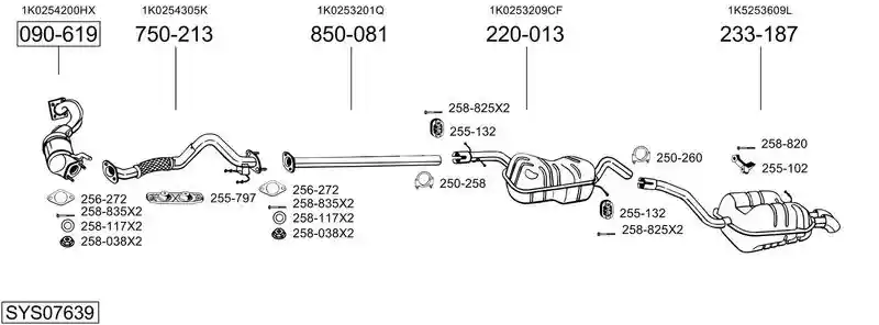 BOSAL SYS07639