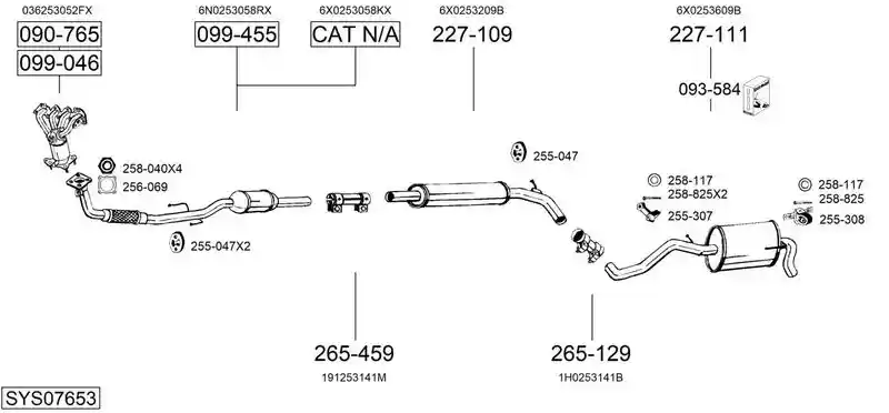 BOSAL SYS07653
