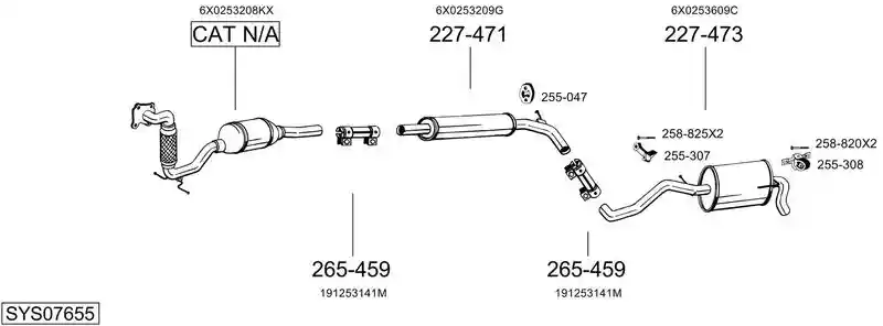 BOSAL SYS07655
