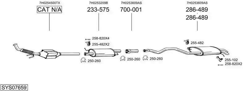 BOSAL SYS07659