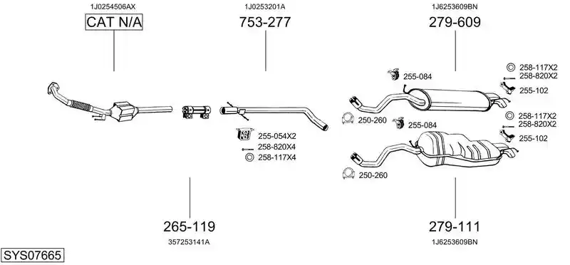 BOSAL SYS07665