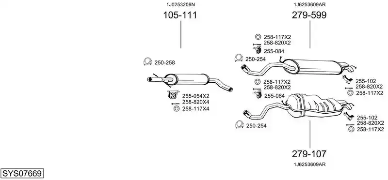 BOSAL SYS07669