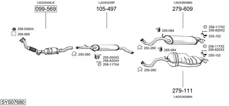BOSAL SYS07680
