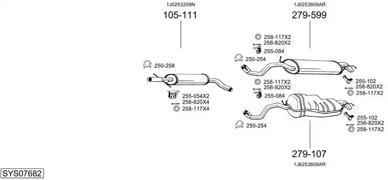 BOSAL SYS07682