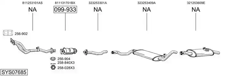 BOSAL SYS07685