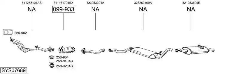 BOSAL SYS07689
