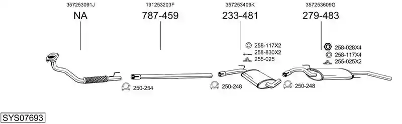BOSAL SYS07693