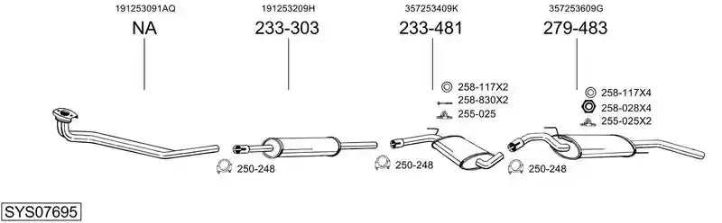 BOSAL SYS07695