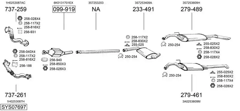 BOSAL SYS07697