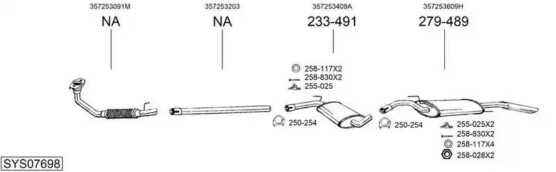 BOSAL SYS07698