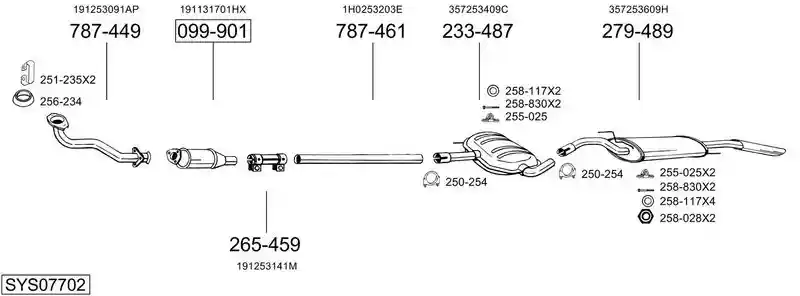 BOSAL SYS07702