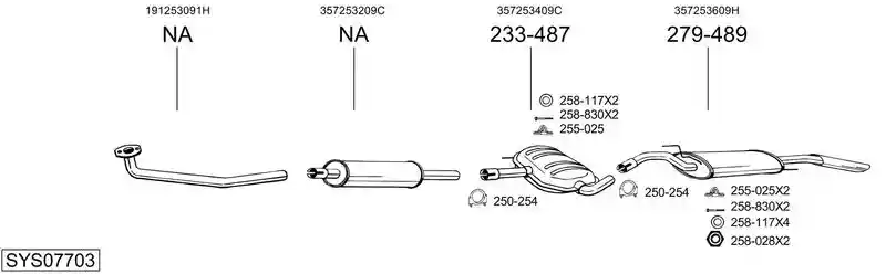 BOSAL SYS07703