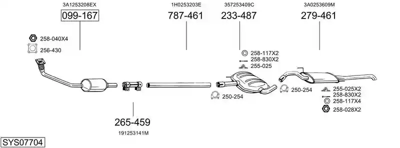 BOSAL SYS07704