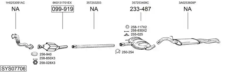 BOSAL SYS07706