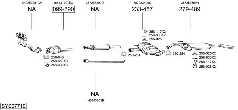 BOSAL SYS07710