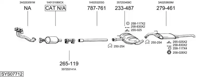 BOSAL SYS07712