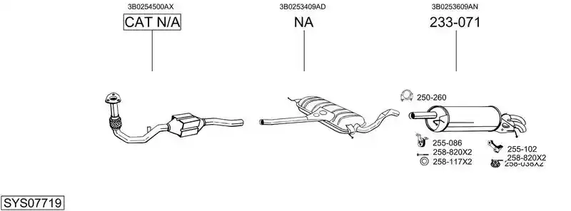 BOSAL SYS07719