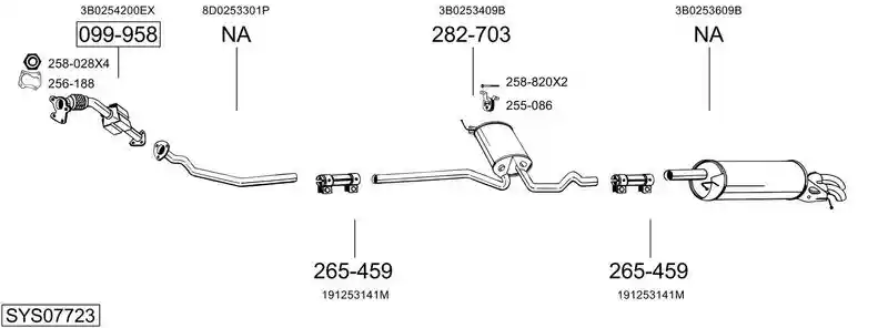 BOSAL SYS07723