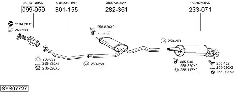 BOSAL SYS07727
