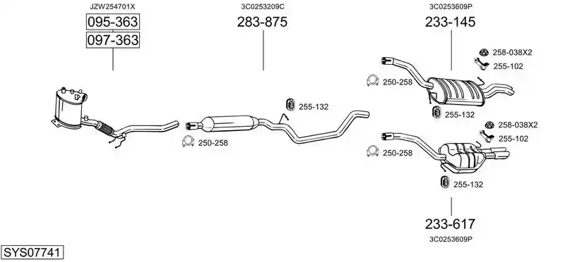 BOSAL SYS07741