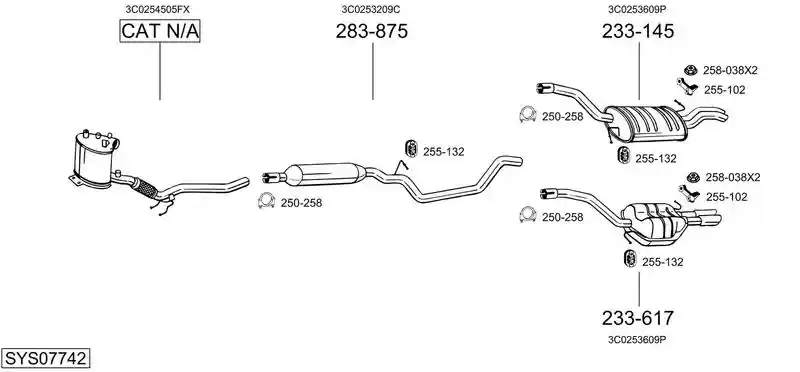 BOSAL SYS07742