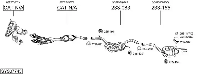 BOSAL SYS07743