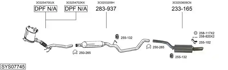 BOSAL SYS07745
