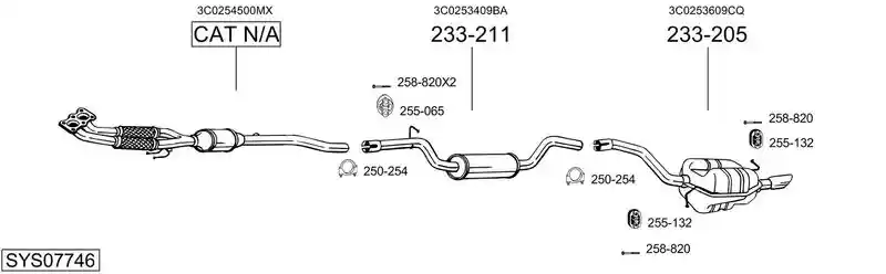 BOSAL SYS07746