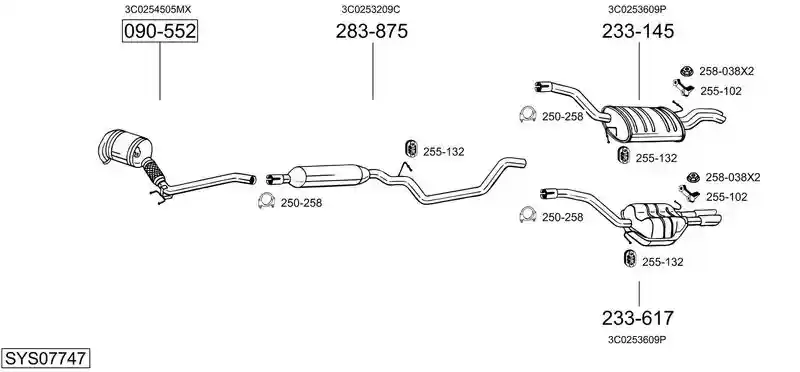 BOSAL SYS07747