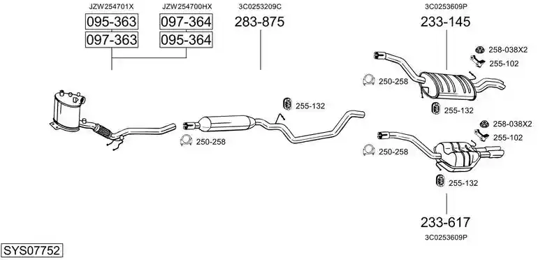 BOSAL SYS07752