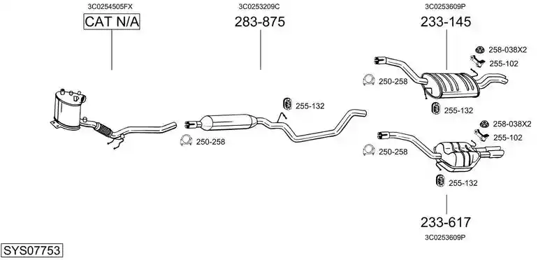 BOSAL SYS07753