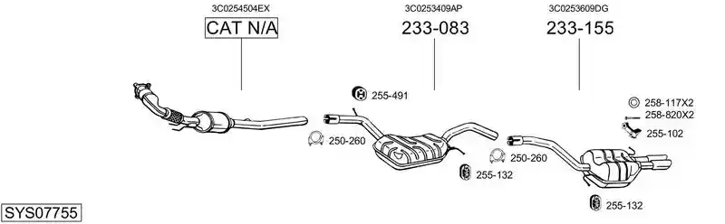 BOSAL SYS07755
