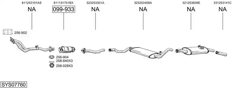 BOSAL SYS07760