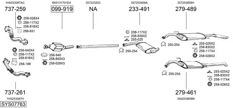 BOSAL SYS07763