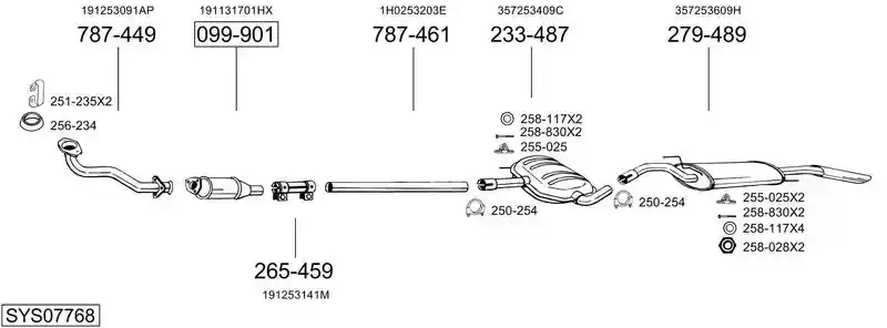 BOSAL SYS07768