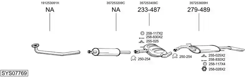 BOSAL SYS07769