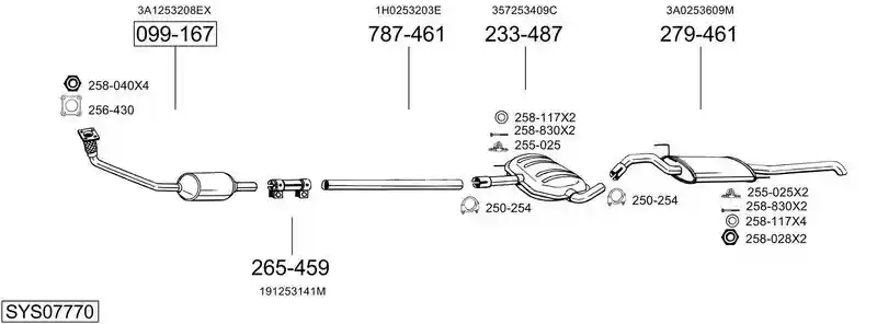BOSAL SYS07770