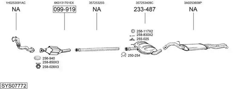 BOSAL SYS07772