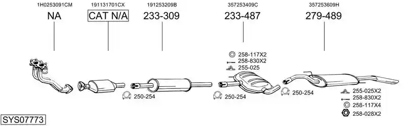 BOSAL SYS07773