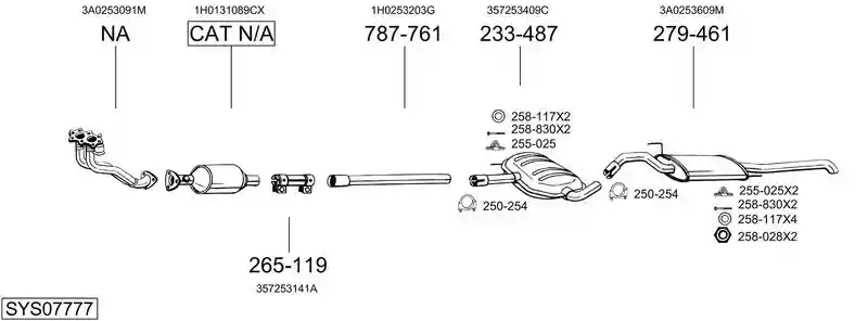 BOSAL SYS07777
