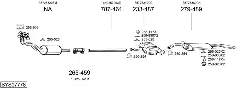 BOSAL SYS07778