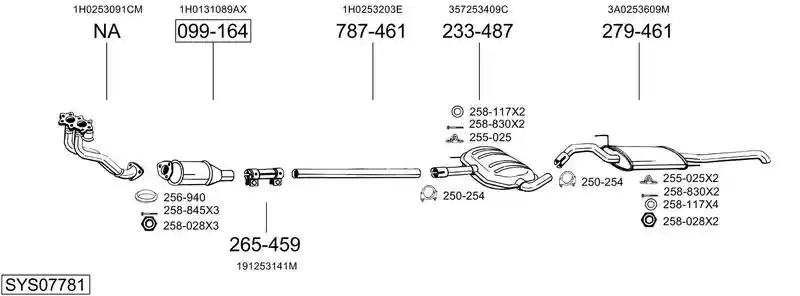 BOSAL SYS07781