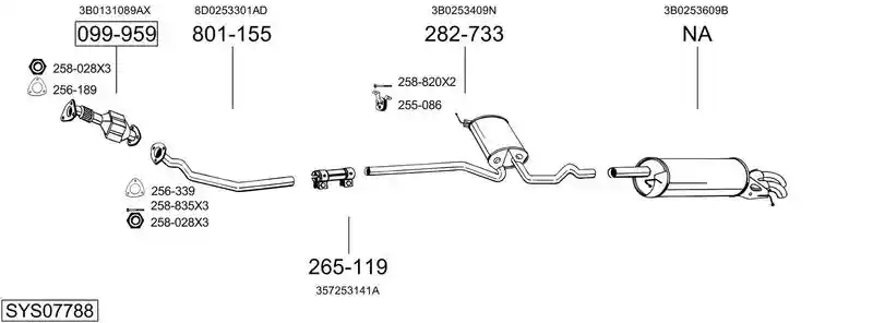 BOSAL SYS07788