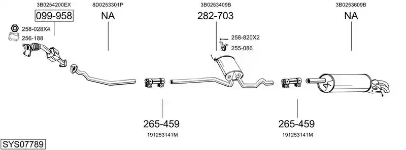 BOSAL SYS07789