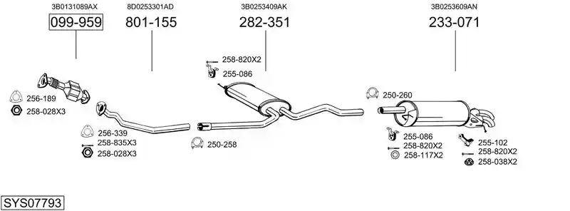 BOSAL SYS07793