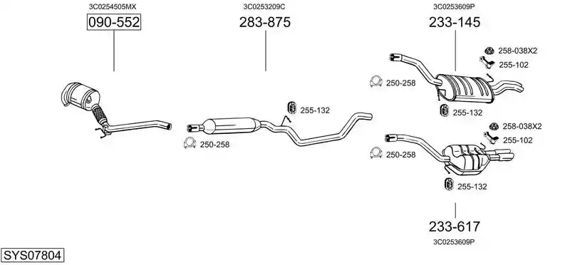 BOSAL SYS07804